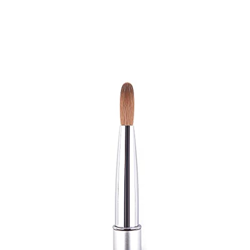 KADS 100% Kolinsky Sable Acrylic Brush Nail Brush for Acrylic Application Round Head Crimped Nail Art Brush Manicure Tool (Size 6)