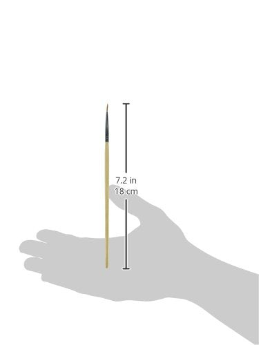 Young Nails Master Gel Sculptor - Standard Size Oval Brush for Gel Application & Precision, French Tips, Natural Hair Bristles, Nail Brushes for Acrylic Application, Nail Art and Gel Nails