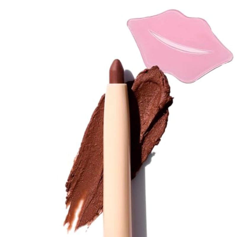 Glam Lux Beauty Bundle Beauty Creations Nude X Lip Liner Creamy Last All Day Flawless Application, Waterproof, Retractable Shaping & Sculpting, w/Collagen Lip Mask (Impulsive, 1 Count)