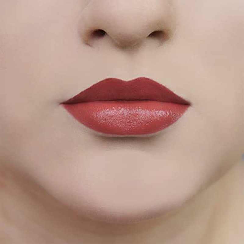 Rachel Couture Matte Lipstick with High Impact Color | Vegan & Cruelty Free | Infused with Rose Extract - 0.12 Oz - Henna