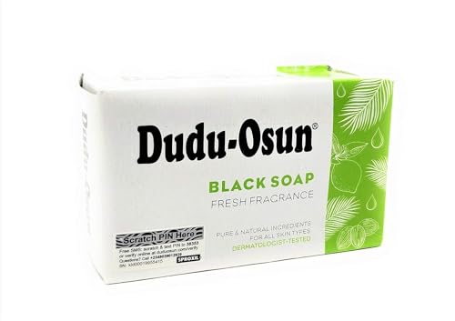 Spicy World Dudu-Osun Authentic African Black Soap (Pack of 6)