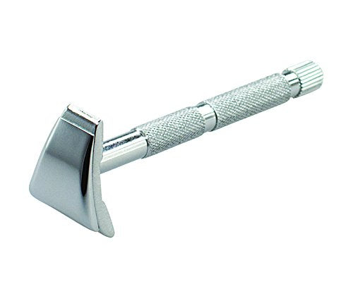Merkur Chrome Moustache & Eyebrow Razor - Precision Grooming Tool