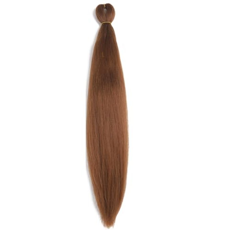 BALINGHAIR Pre Stretched Braiding Hair 28 Inch Braids Hair Grey Ombre Hot Water Setting (C19-3Packs)