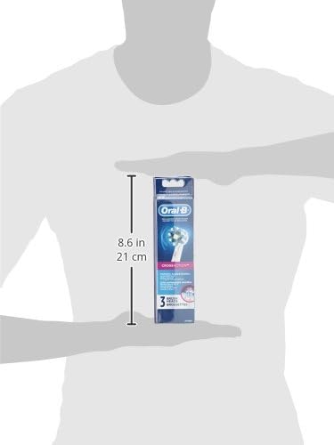 ORAL B Pro Cross Action Electric Toothbrush Replacement Brush Heads Refill, 6 Count