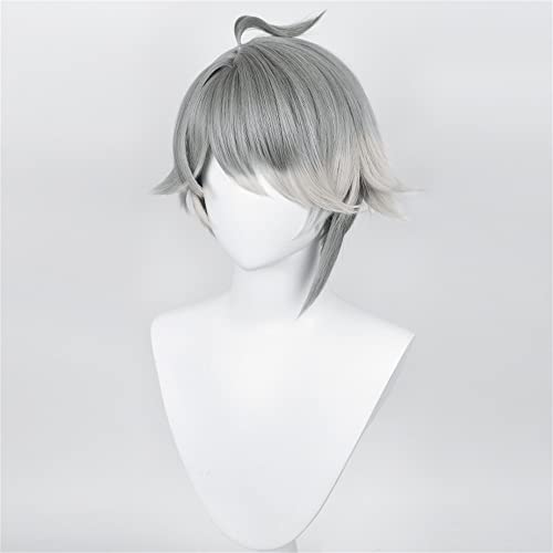 Mystylecos Game Genshin Impact Klee Cosplay Wig Anime Gold Braids Double Ponytail Bangs Wig
