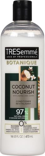 TRESemmé Botanique Conditioner for Dry Hair And Damaged Hair Botanique Coconut Nourish 92% Natural Derived Ingredients with Professional Performance 16 fl oz