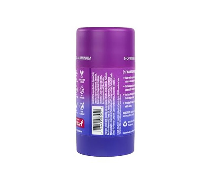 Crystal Deodorant Magnesium Solid Stick Natural Deodorant, Lavender + Rosemary, 2.5 oz (Pack of 2)