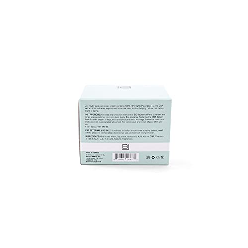 Marine DNA Cream 1oz / 30ml - Hydrating | Lifting | Skin Repair | Promote Cell Renewal | Anti-Aging | Daily Facial Skin Care Treatment Regimen | Made in France