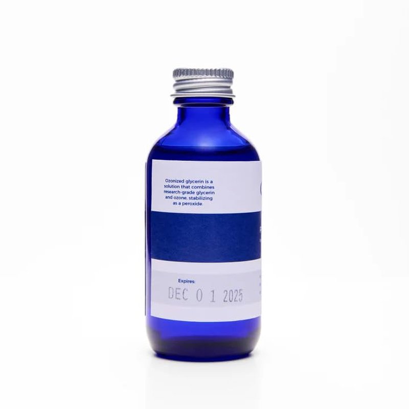 Glyzine Ozonized Glycerin - Deep Moisturizing Humectant for Face & Body | 2 oz | Anti-Aging & Acne Support