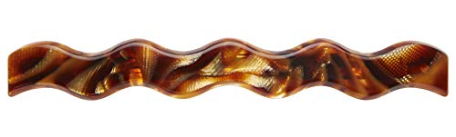 France Luxe Wavy Long and Skinny Barrette, Africa - Comfortable Fit With A Simple Design