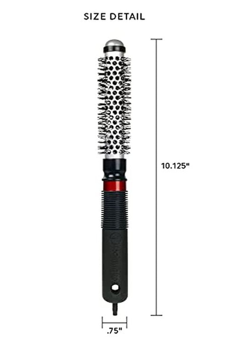 Cricket Thermal Hair Brush #300 0.75” for Blow-Drying, Curling, and Styling – Heat-Retaining Barrel with Anti-Static Tourmaline Bristles, Round Thermal Brush, Ideal for All Hair Types