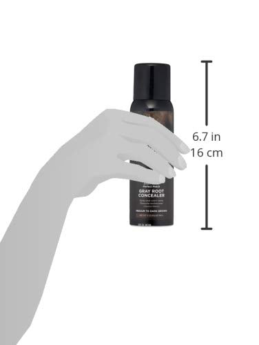 Keratherapy Keratin Infused Perfect Match Gray Root Concealer Spray, Light Brown, 3 oz, 118ml - Root Cover Up Spray to Hide Gray Roots - Keratin Therapy Hair Darkening & Temporary Scalp Concealer