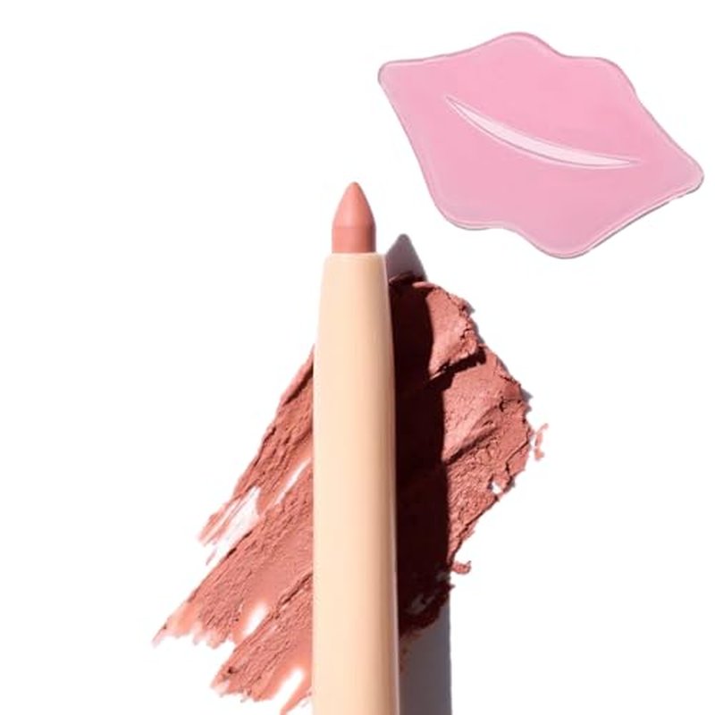 Glam Lux Beauty Bundle Beauty Creations Nude X Lip Liner Creamy Last All Day Flawless Application, Waterproof, Retractable Shaping & Sculpting, w/Collagen Lip Mask (Twisted Love, 1 Count)