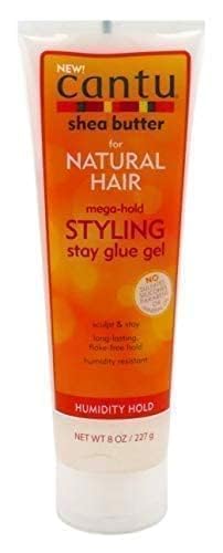 Cantu Natural Hair Styling Gel Stay Extreme Hold Tube, 8 Oz