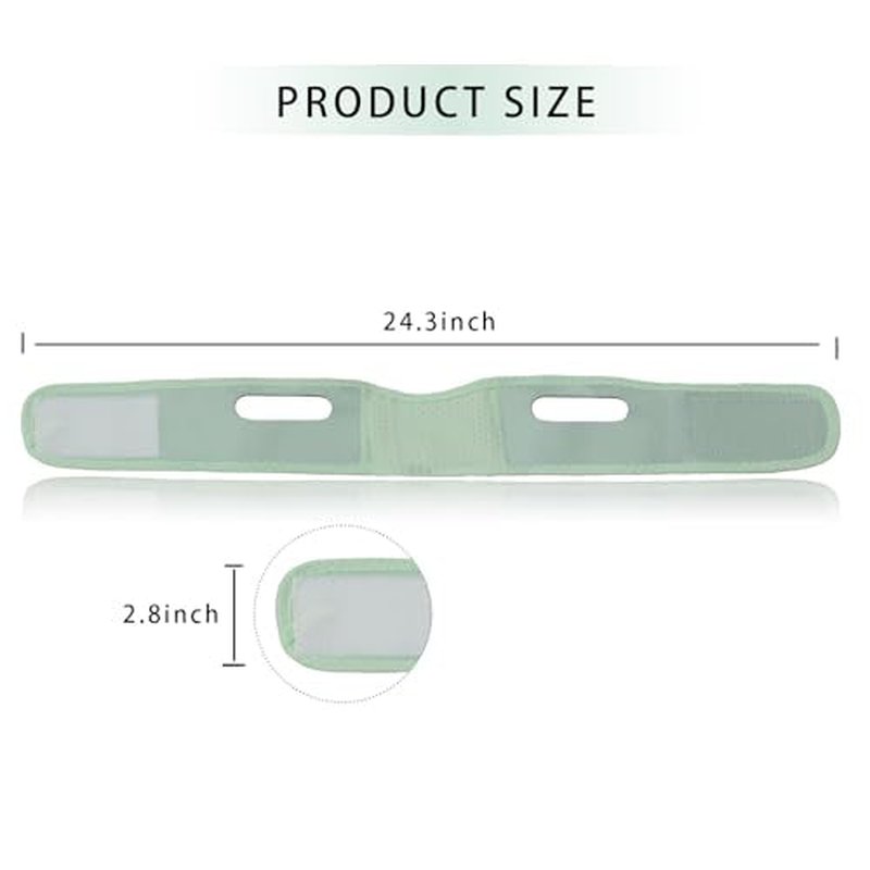 Buyongwant V Line Lifting Mask V Shaped Face Chin Strap for Sleeping,Sagging,Jaw Exerciser (Green)