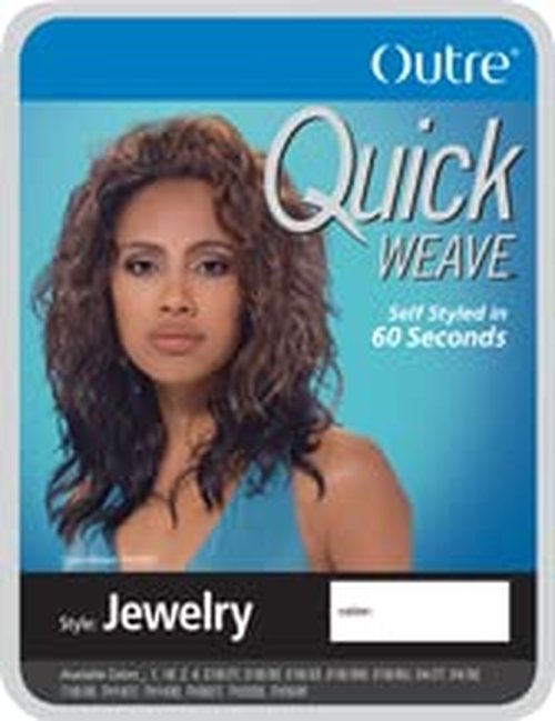 Outre Quick Weave Synthetic Half Wig - Jewelry - 2