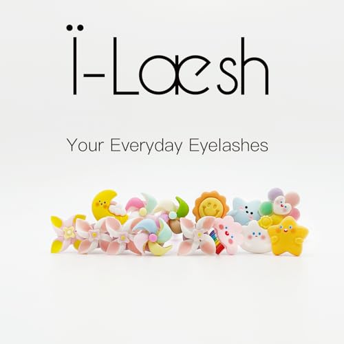 i-Laesh 7pcs Eyelash brush - Lash Wand Tube - Makeup tool Eyelash Extension supplies Diamond Mascara mix color (Twirling Windmill)