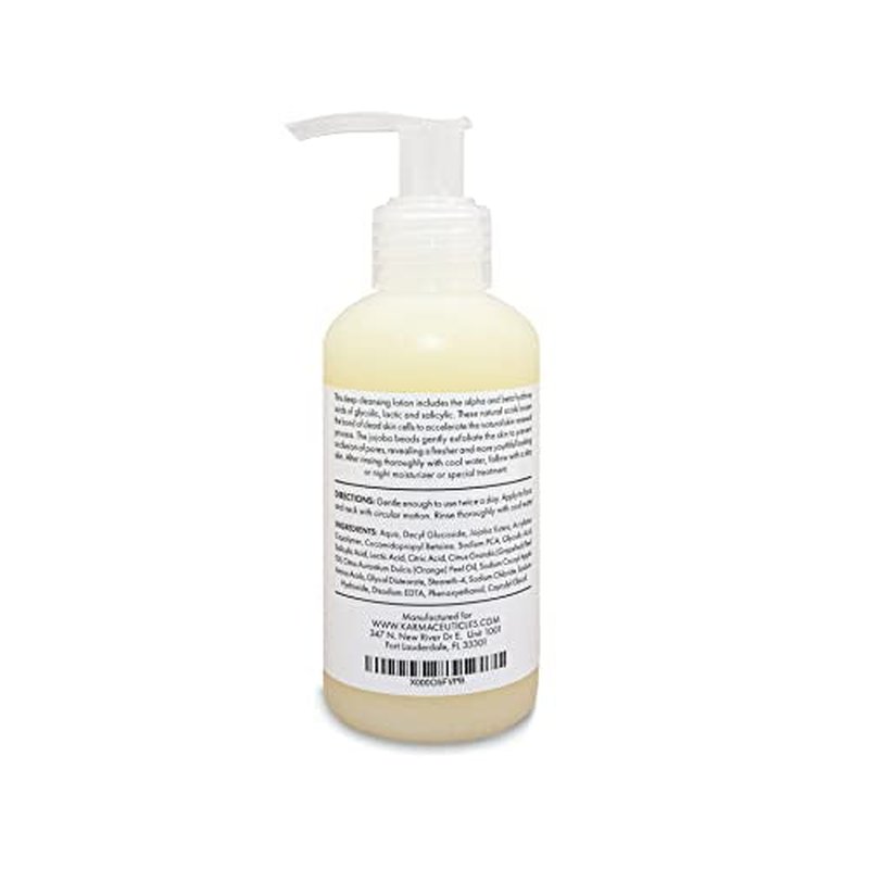 KarmaCeuticles AHA BHA Exfoliating Cleanser, 5 oz