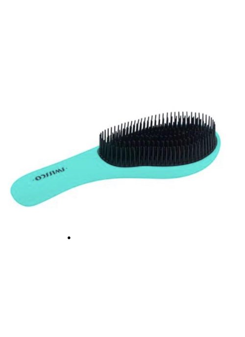 Swissco Soft Touch Detangling Hair Brush for Natural, Curly, Wet or Dry Hair (Teal)