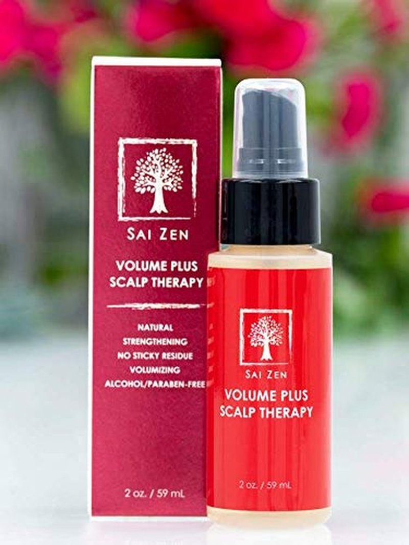Sai Zen Volume Plus Scalp Therapy Spray | Post-Shower Hair Strengthening Formula | Made in USA | Alcohol and Paraben Free, 2 oz.