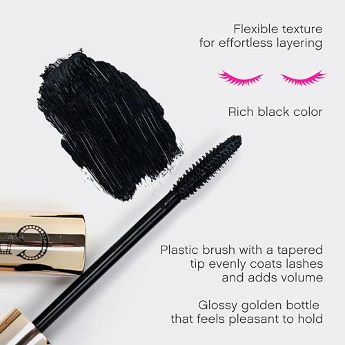 Vivienne Sabó Paris - Classic Everyday Mascara Cabaret Premiere, Cruelty Free, Black, Made in Europe, DUO Pack (2 pieces)