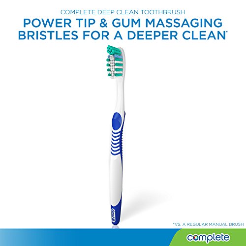 Oral-B Complete Deep Clean Soft Bristles Toothbrush 1 Count (Pack of 6)
