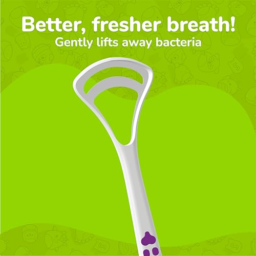 Brush Buddies Squishmallows Toothbrush Travel Kit, Dental Kit with Toothbrush, Tongue Scraper, and Floss