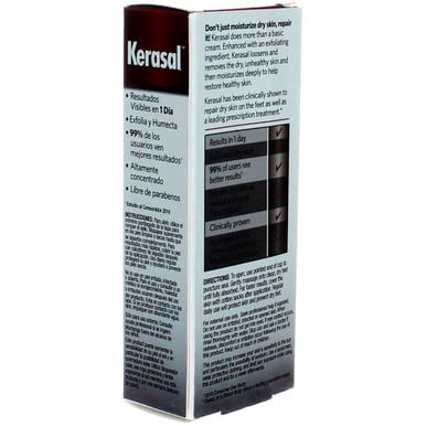 Kerasal Intensive Foot Repair Ointment - 1 oz (3-Pack) for Cracked Heels & Dry Skin