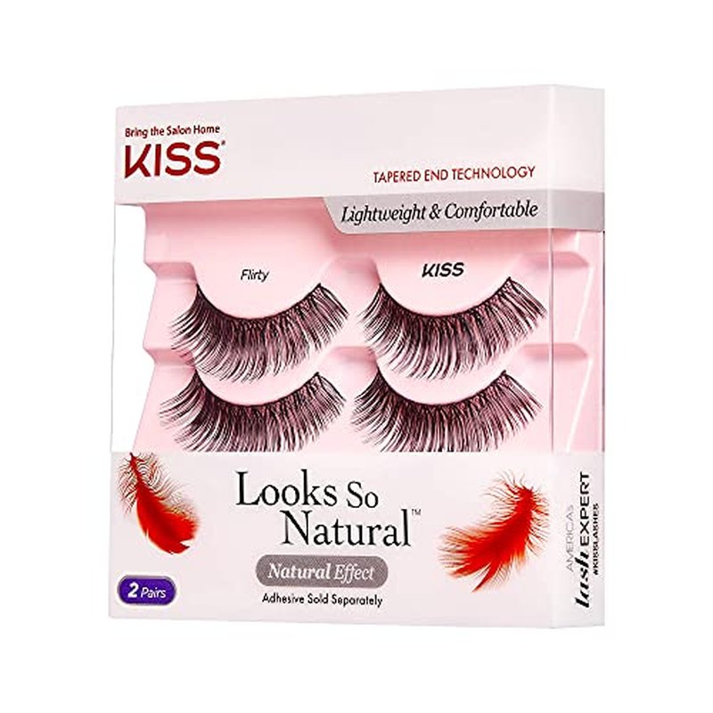 Kiss Looks So NaturaL Double Pack - Flir (Pack of 2)