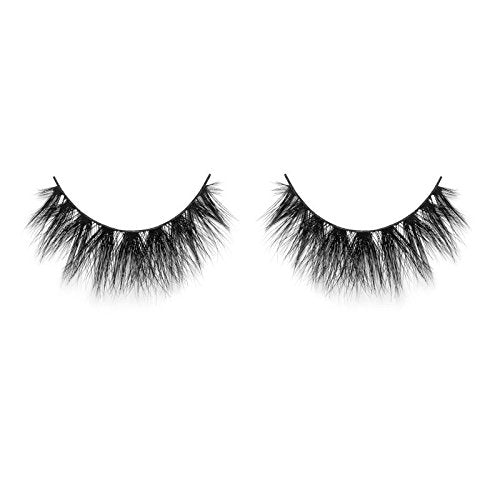 Lilly Lashes 3D Mykonos in Faux Mink | False Eyelashes, Dramatic Look and Feel, Reusable & Non-Magnetic Lashes,100% Handmade Vegan, Silk Like Luxury Fibers