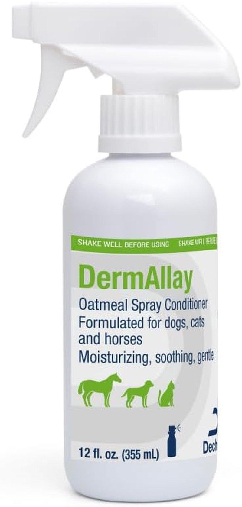 Dechra DermAllay Oatmeal Conditioner for Dogs & Cats - 12 Ounce | Soothes Skin & Reduces Itching