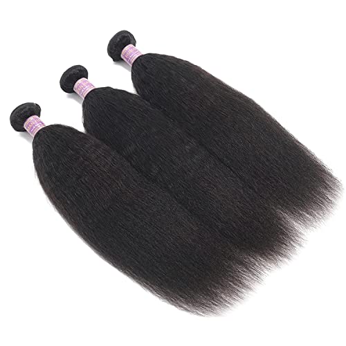 12A Human Hair Bundles 16 18 20 Inch Deep Wave Bundles Human Hair 100% Unprocessed Brazilian Virgin Deep Curly Human Hair Bundles Double Weft Deep Wave Hair Bundles Natural Black