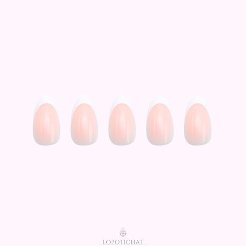 Lopotichat Ultra-Resistant Gel Press-On Nails Set - 30 Nails in 15 Sizes for Perfect & Natural Fit - Reusable Manicure for DIY Salon-Quality Nails at Home (Elegance Divine)