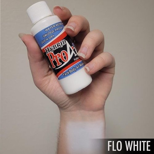 ProAiir Face and Body Painting Makeup - 2oz (60ml) Flo White