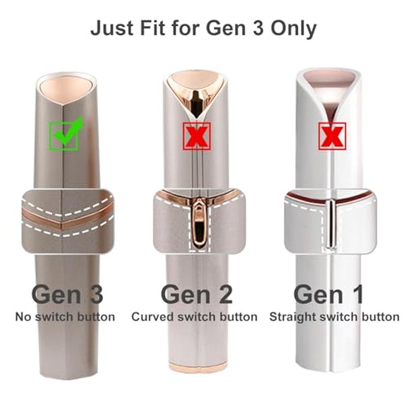 Replacement Head for Flawless Finishing Touch Gen 3 Facial Hair Remover - Precision Cutting 2-pc Pack