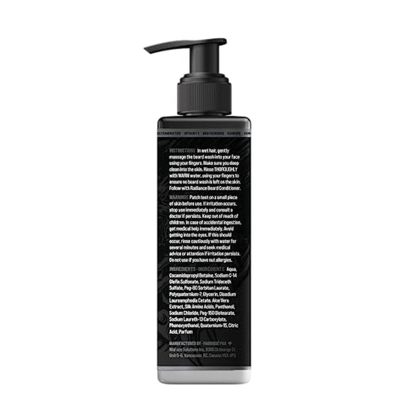 The Beard Struggle Radiance Beard Wash - Deep Clean & Hydrated Beard Care - Viking Beard Shampoo for Men (8 Fl oz) - Silver Collection- Gold Collection - Platinum Collection