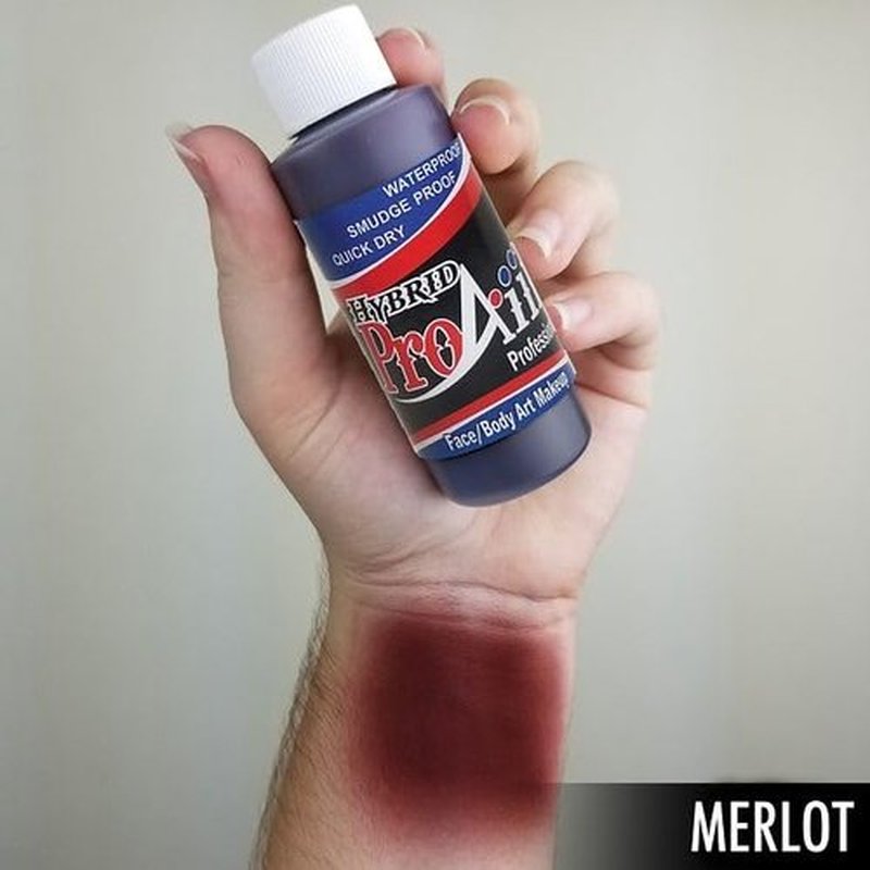 ProAiir Face and Body Painting Makeup - 2oz (60ml) Merlot