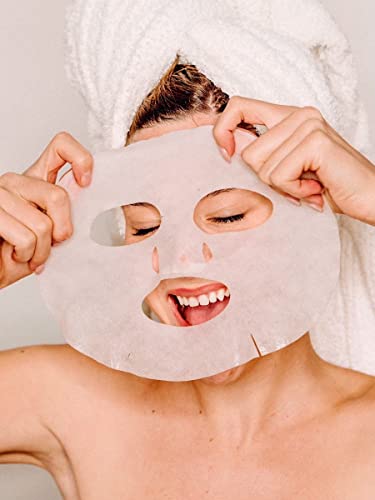 ParadiseGal Anti-Wrinkle Face Masks (10-Pack) Korean Skincare Infused with Collagen, Green Tea, Glutathione, Niacinamide & Ceramide - Hydrating Solution for Smooth, Youthful Skin