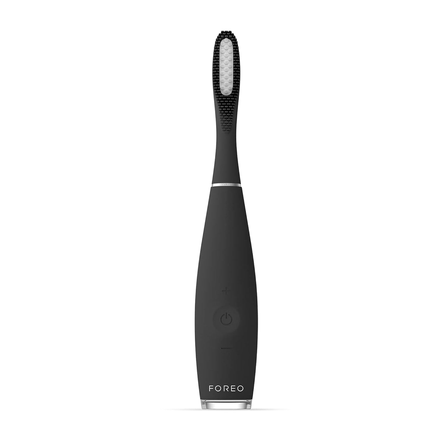 FOREO ISSA Hybrid Wave Brush Head Black, Medical-Grade Silicone & PBT Polymer Bristles, 6-Months Lasting