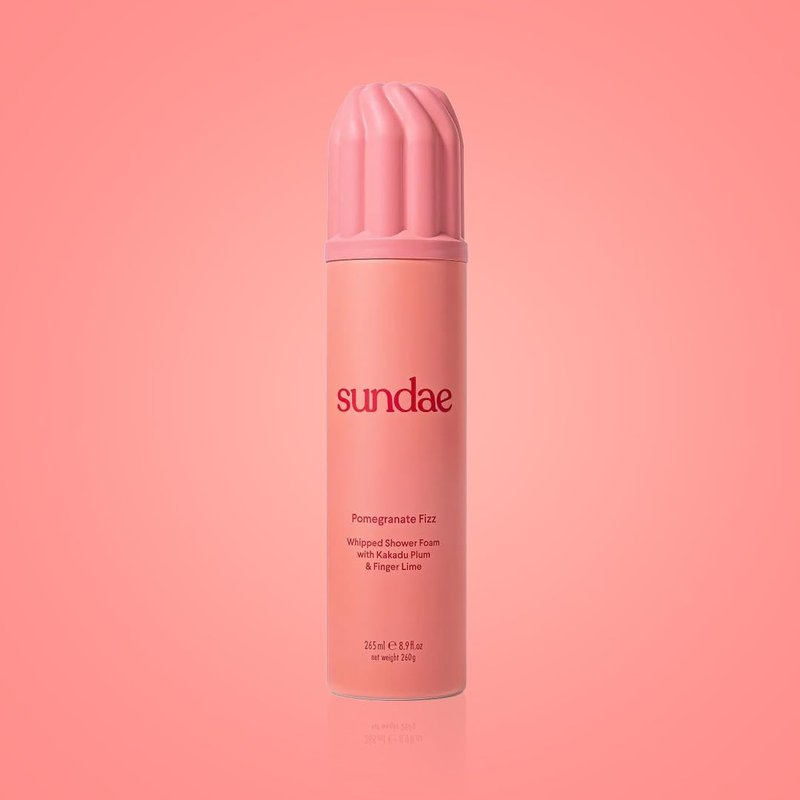 sundae Whipped Shower Foam Pomegranate Fizz Foaming Body Wash with Kakadu Plum & Finger Lime 8.9 fl oz, 265ml