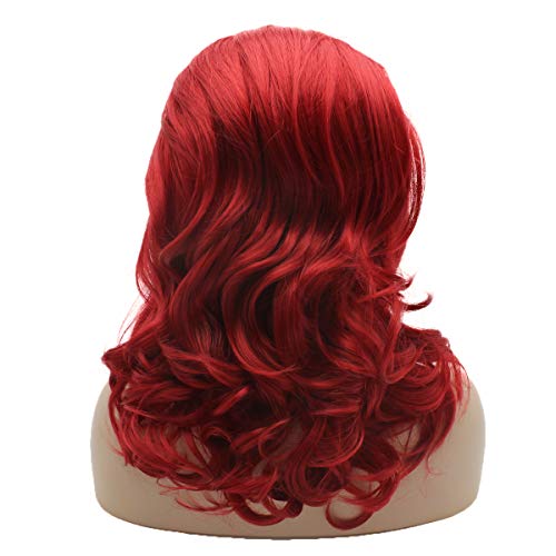 Realistic Female Mannequin Head with Shoulders for Wigs Earrings Hats Display,Glam Half Body Mannequin Head Wig Head Stand JF-DP487-YH2