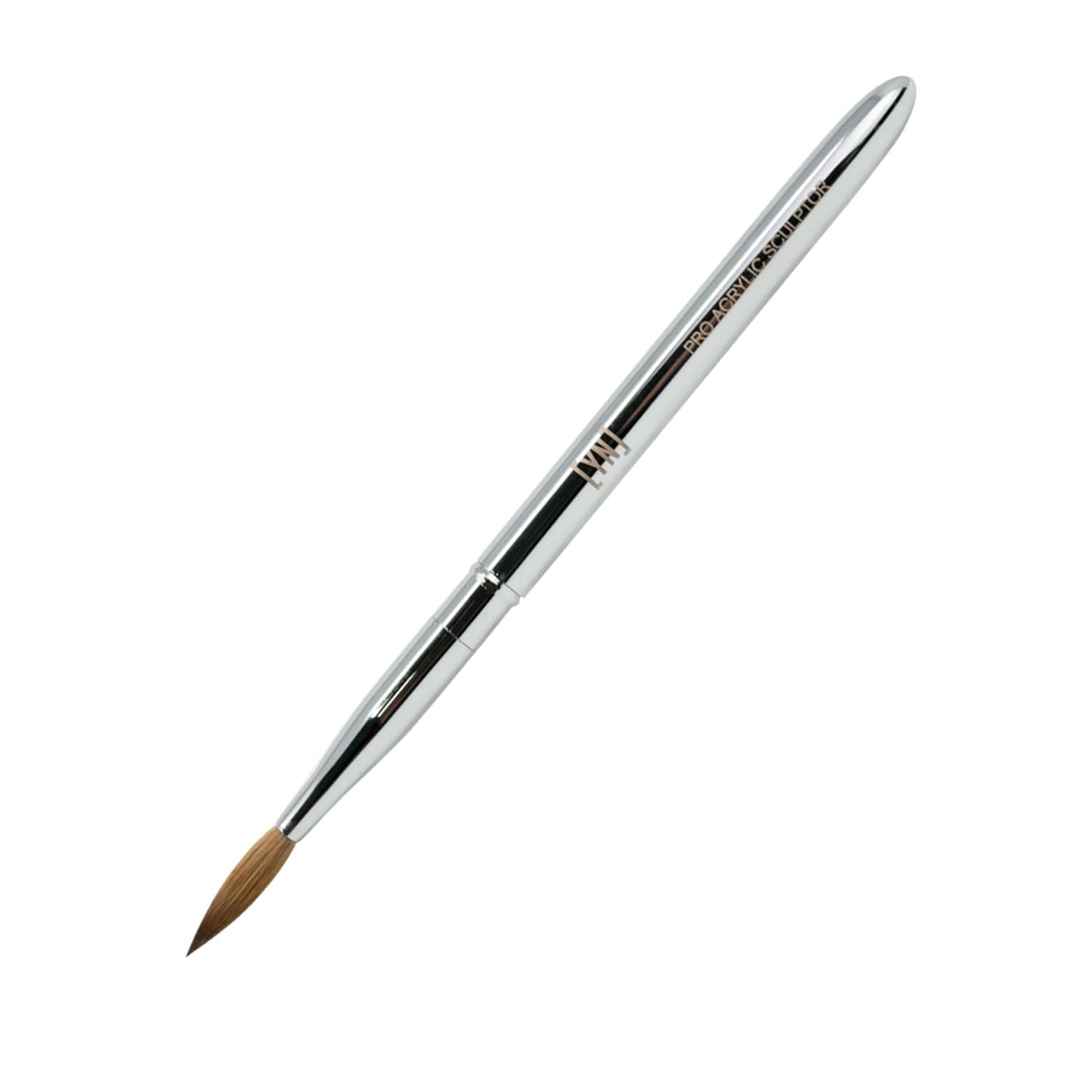 Young Nails Master Gel Sculptor - Standard Size Oval Brush for Gel Application & Precision, French Tips, Natural Hair Bristles, Nail Brushes for Acrylic Application, Nail Art and Gel Nails
