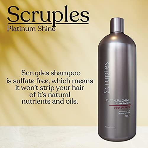 Platinum Shine Shampoo by Scruples - 8.5 oz | Nourishing Hair Care for Radiant Shine