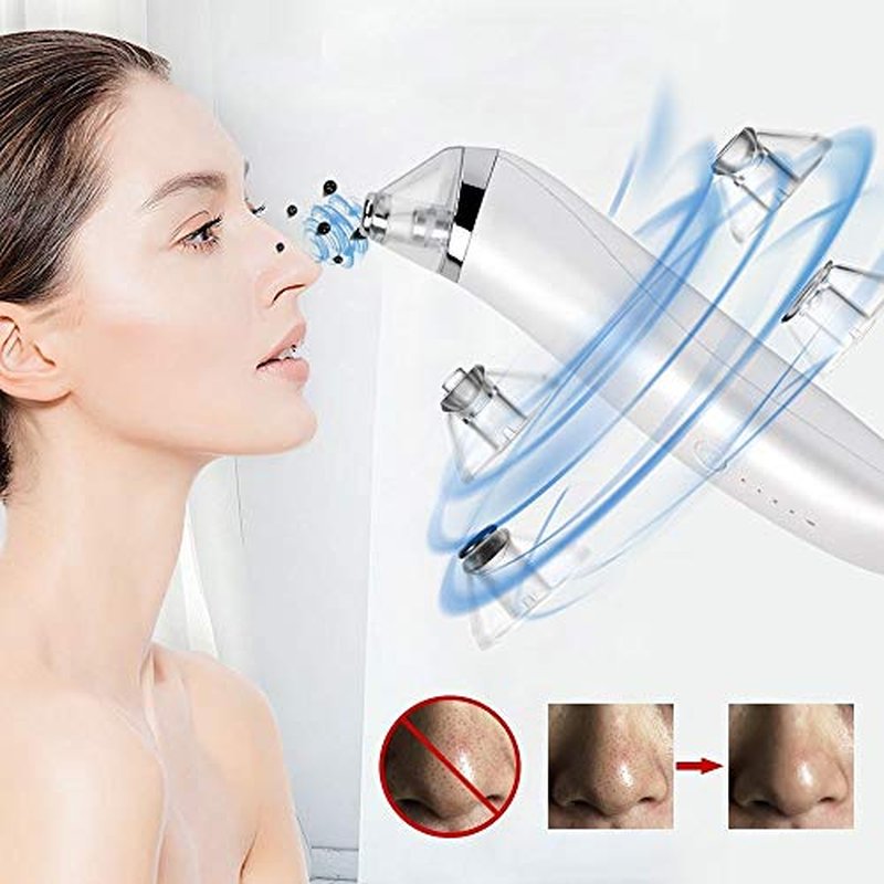 2024 Original - New 2.0 Blackhead Remover Pore Vacuum Cleaner, 3 Heads, Keratin Remover, Blackhead Vacuum Extractor, Facial Vacuum Suction Pore Cleaner, Pore Suction Cup Acne Pore Extractor (Pink)