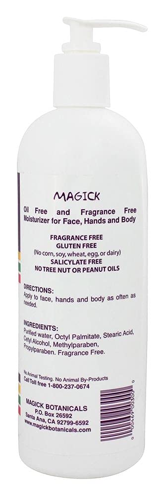 Lotion-Oil/Fragrance Free Magick Botanicals 16 oz Liquid