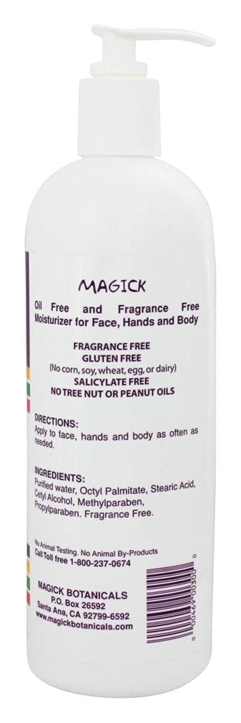 Lotion-Oil/Fragrance Free Magick Botanicals 16 oz Liquid