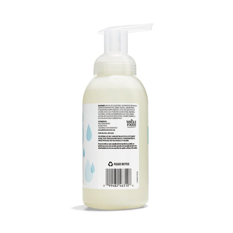 365 by Whole Foods Market, Soap Hand Foaming Fragrance Free, 12 Fl Oz (Pack of 3)