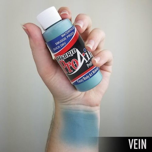 ProAiir Face and Body Painting Makeup - 2oz (60ml) Zombie Vein