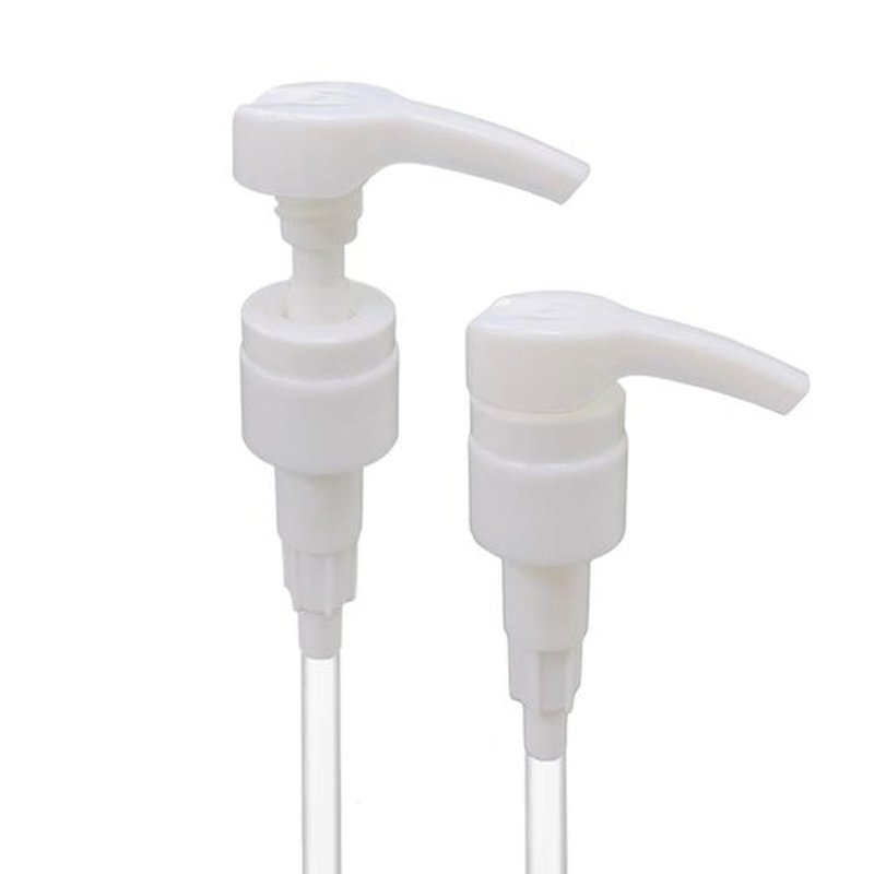 Universal Shampoo/Conditioner Dispenser Pump for Bottles, Leak Proof, Pump Top Fits 1 L/33.8 oz Bottles, 28/410 Neck Size, (White - Pack of 2)