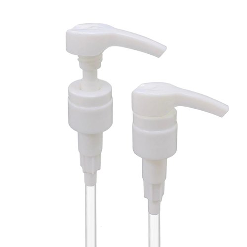 Universal Shampoo/Conditioner Dispenser Pump for Bottles, Leak Proof, Pump Top Fits 1 L/33.8 oz Bottles, 28/410 Neck Size, (White - Pack of 2)